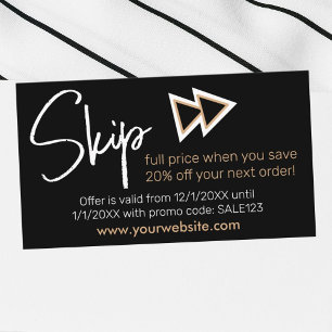 Carte de visite Promo