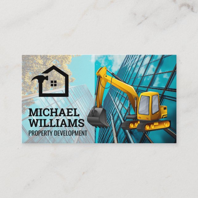 Carte De Visite Promoteur immobilier | Construction | Immobilier (Devant)