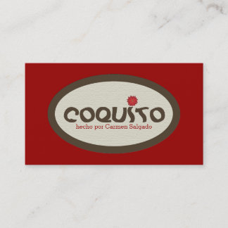 Carte De Visite Promotion de Coquito