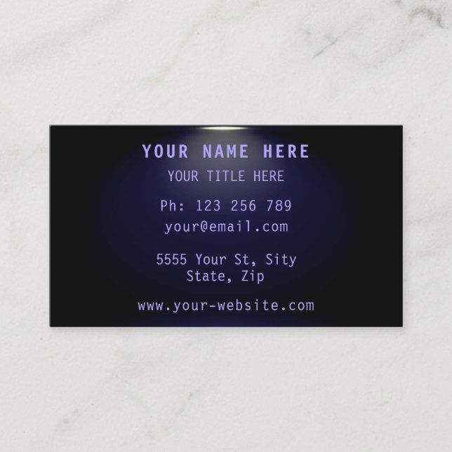 Carte de visite promotionnel Concevez votre propre (Devant)