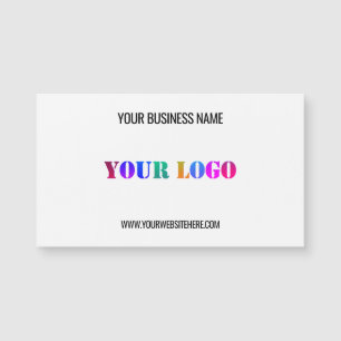 Carte de visite promotionnelle de site Web avec lo