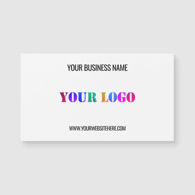 Carte de visite promotionnelle de site Web avec no (Devant)
