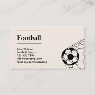 Carte de visite propre jour de match papa spor