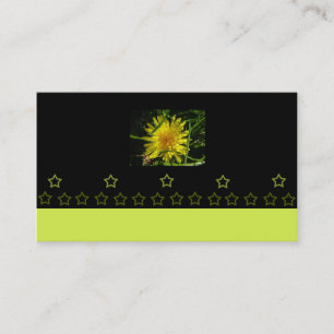 Carte De Visite propriétaire de petite entreprise, pissenlit