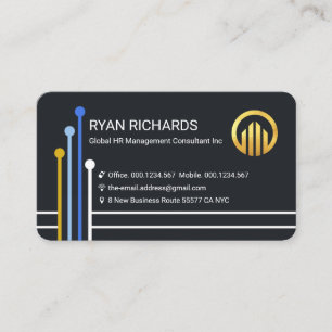 Carte De Visite Propriétaire d'entreprise en orbite ascendante