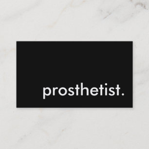 Carte De Visite prothétiste.