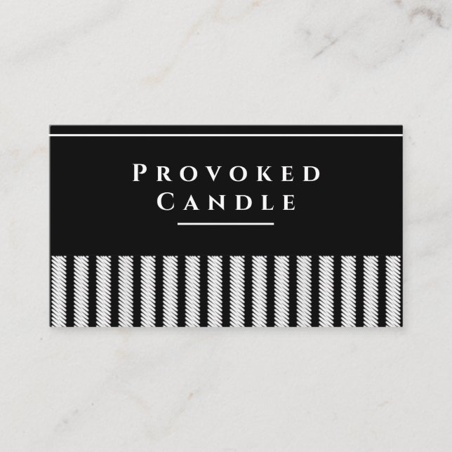 Carte de visite Provoked Candle V2 (Devant)