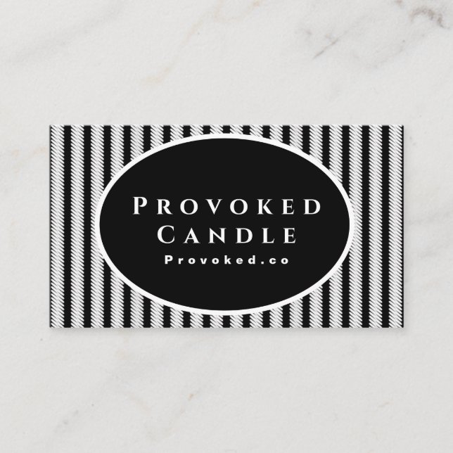 Carte de visite Provoked Candle V3 (Devant)