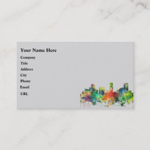 CARTE DE VISITE PS D'HORIZON DE DENVER, LE COLORADO