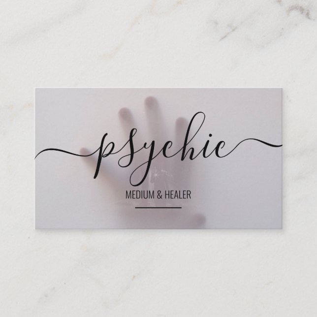 Carte De Visite Psychic Medium Healer (Devant)