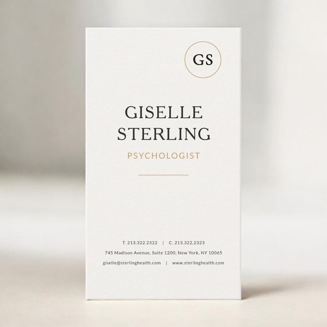 Carte De Visite Psychologist Mental Health Professional  (Créateur téléchargé)