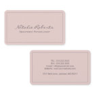 Psychologue inscrit, rose pâle