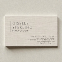 Psychologue Neutre Lin Beige