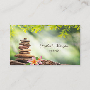 Cartes De Visite Pierres Zen Zazzle Fr