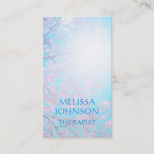 Carte De Visite Psychologue Thérapeutique Personnalisée Panier d'a (Devant)