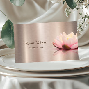 Carte De Visite Psychologue Thérapeutique Professionnelle, Lotus, 