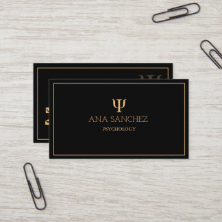 Carte De Visite Psychology Business Card