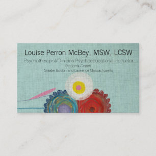 Carte De Visite Psychothérapeute Clinicien Psychoéducatif