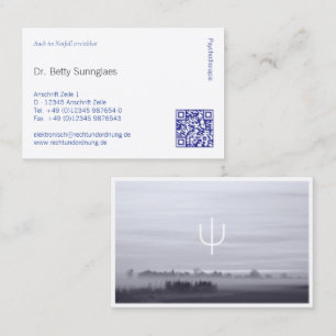 Carte De Visite Psychothérapie Psychologie 