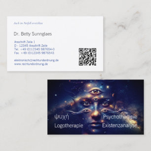 Carte De Visite psychothérapie psychologie