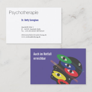 Carte De Visite Psychothérapie Psychologie 