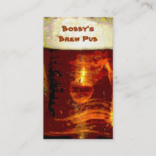 Carte De Visite Pub de Brew