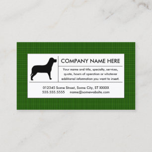 Carte De Visite pub plaid