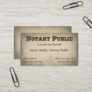 Carte de visite public