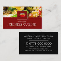 Publicité de restaurant chinois