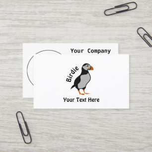 Carte De Visite Puffin Atlantique debout La Bonne Chuck Birdie