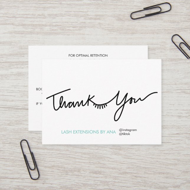 Carte de visite puissant, 3,5 pouces x 2,5 pouces (Devant/Arrière en situation)