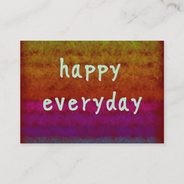 Carte de visite puissant, 3,5 pouces x 2,5 pouces (Devant)