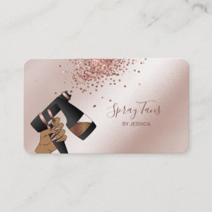 Carte De Visite Pulvérisateur Tan Gun, Rose mobile Gold Spray Tann
