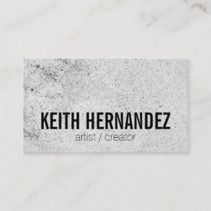 Carte De Visite Pulvérisé / Artistique