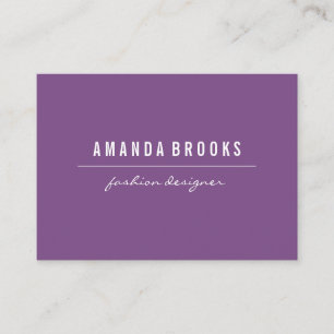 Carte De Visite Purple minimaliste