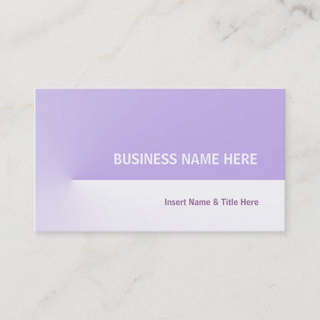 Carte De Visite Purple Pro (Devant)