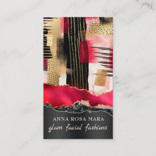 Carte De Visite *~* QR AP5 Glam Punk Luxe 6  Mode Audacieux Beauté