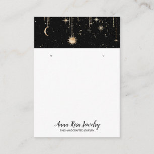 Carte De Visite *~* QR Boucles d'oreilles pour bijoux de soleil cé