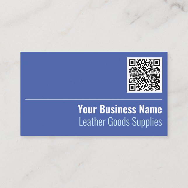 Carte de visite QR Code Fournisseur d'Accessoires  (Dos)