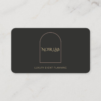 Carte de visite QR Code Luxe Moderne à cravate noi