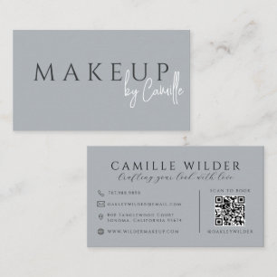 Carte De Visite QR Code Maquilleuse Neutre