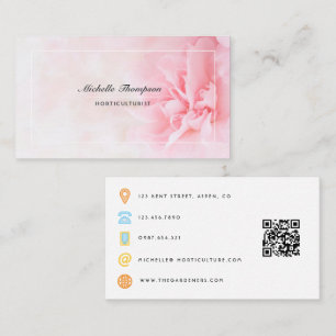 Carte de visite QR Code pour horticulteur