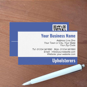 Carte de visite QR Code pour Rempailleur