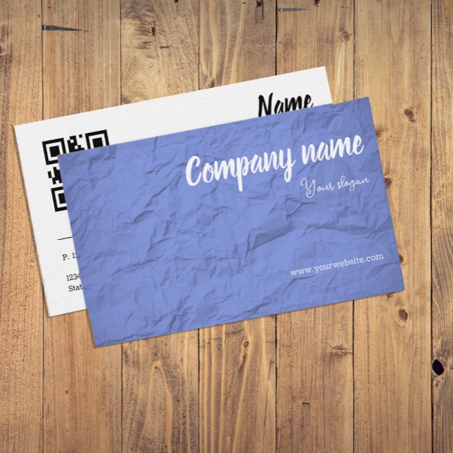 Carte de visite QR lavande de Paper Creative Studi (Créateur téléchargé)