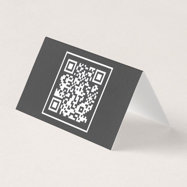 Carte De Visite QR personnalisé (Devant)