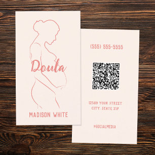 Carte de visite QR personnalisée pour doula