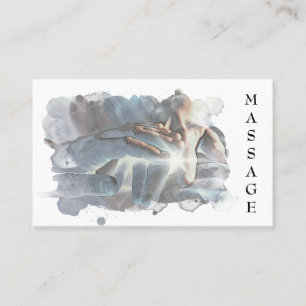Carte De Visite *~*. QR Reiki Massage Therapist Massage Therapy
