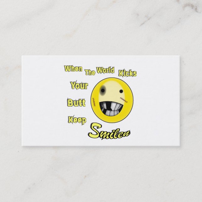 Carte De Visite Quand le monde (Devant)