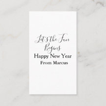 que le plaisir commence bonne année nom année simp