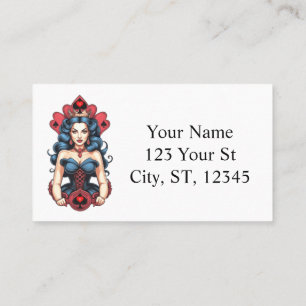 Carte De Visite Queen of Spades Thunder_Cove